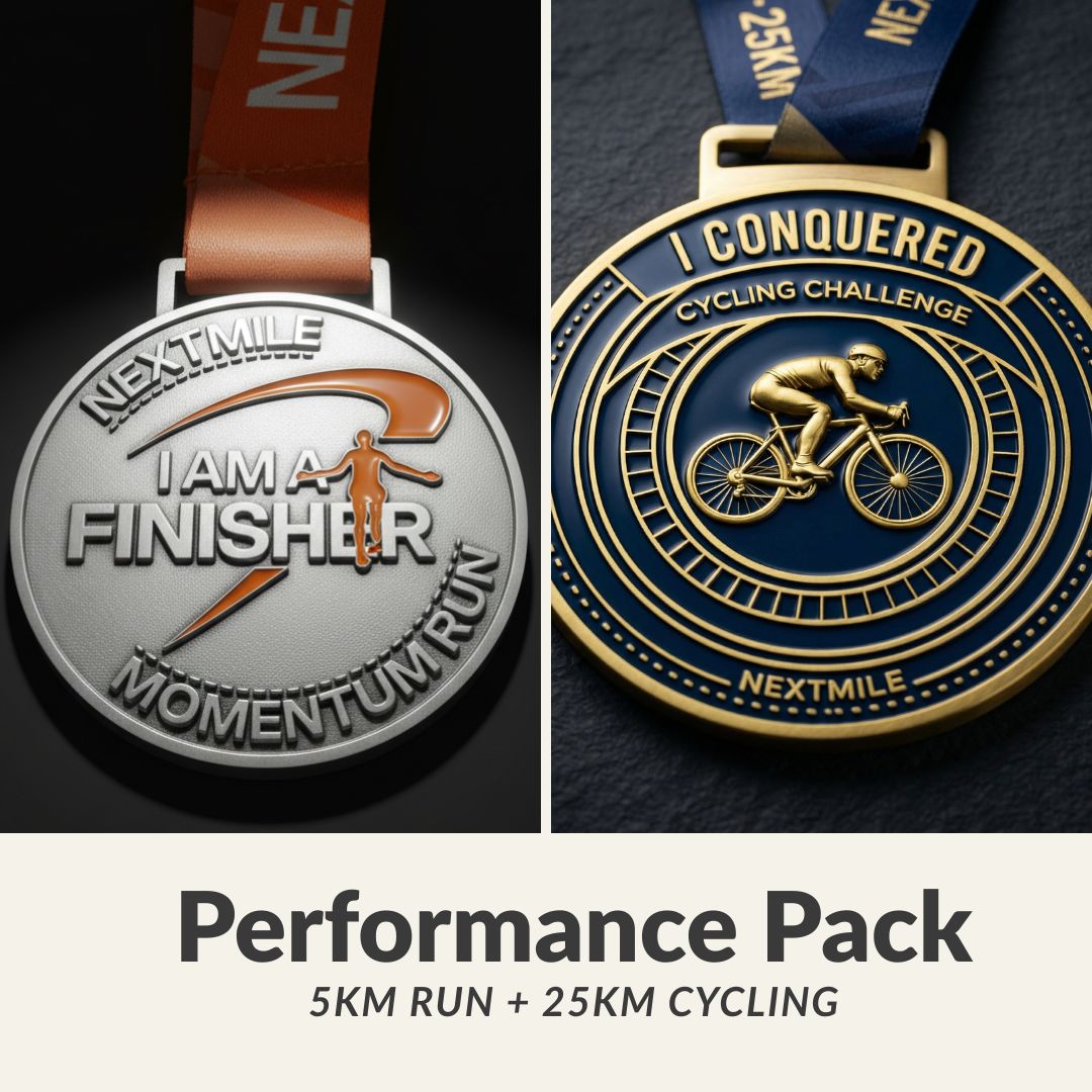 Performance Pack (5KM Run + 25KM Cycling)