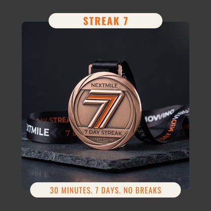 STREAK 7 | 7-Day Consistency Challenge | Run, Walk, Ride
